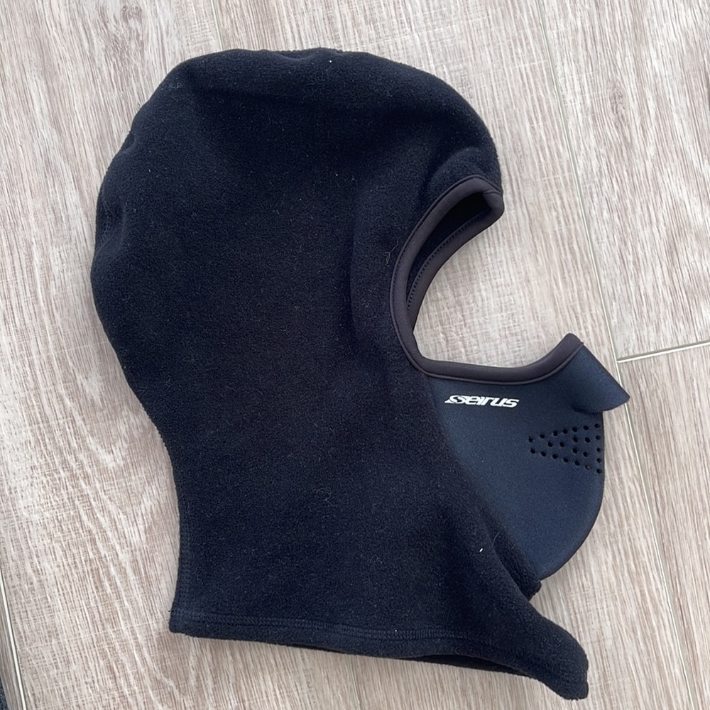 Seirus black fleece Balaclava in L/XL